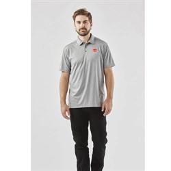 Image of Mens Volante Polo, Granite Heather